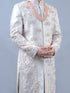 Tint Lilac Floral Sherwani Set