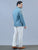 Light Teal Indowestern