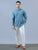 Light Teal Indowestern