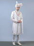 Tint Lilac Floral Sherwani Set
