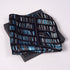 Blue Black Book Shelf Pocket Square