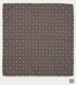 The Charcoal Retro Dot Pocket Square