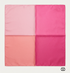 The Pink Ombré Block Pocket Square