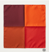 The Sunset Quadrant Silk Pocket Square
