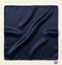The Midnight Navy Satin Pocket Square