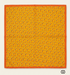 The Amber Confetti Pocket Square
