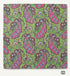 Lime Green & Fuchsia Pink Paisley Silk Pocket Square