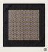 Midnight Black & Royal Purple Micro-Paisley Pocket Square