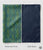 Reversible Emerald & Teal Wave Silk Pocket Square