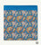 Cerulean & Orange Multi-Paisley Silk Pocket Square