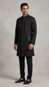 Black Chevron Tape Kurta