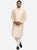 Light Peach Kurta Set with Light Peach Jacket