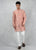Peach & Pink Short Kurta