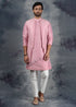 Pink Kurta with Jacket