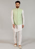 Pistachio Green Bandhgala Jacket