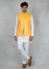 Golden Yellow Bandhgala Jacket