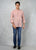 Maroon Oragnic Cotton Striped Shirt