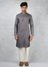 Steel Grey Kurta Set