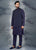 Navy Blue Bandhgala Jacket