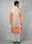 Off-White & Peach Bandhgala Jacket